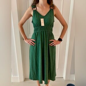 Cupshe Green Sleeveless Dress NEW